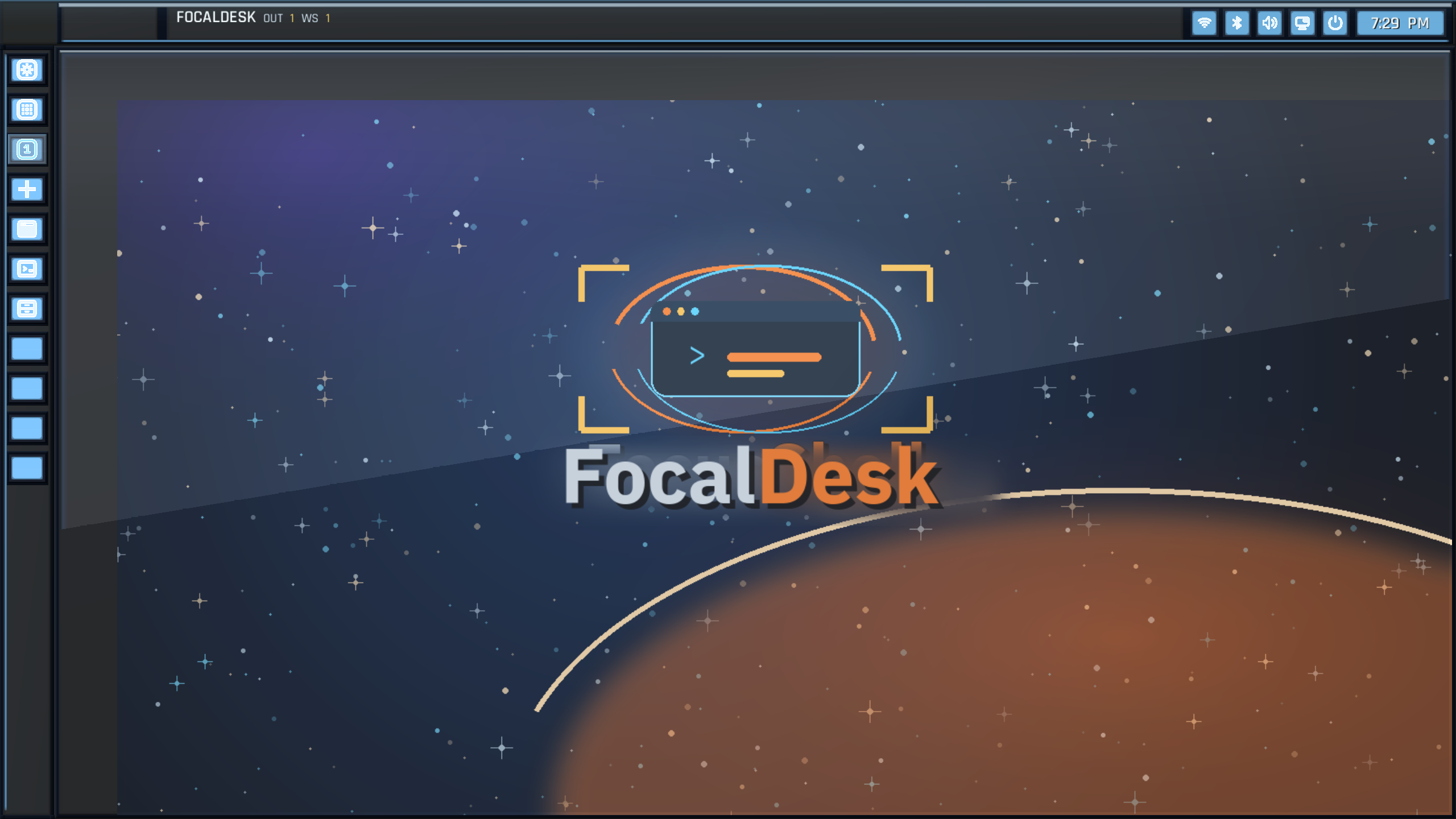 FocalDesk desktop environment screenshot