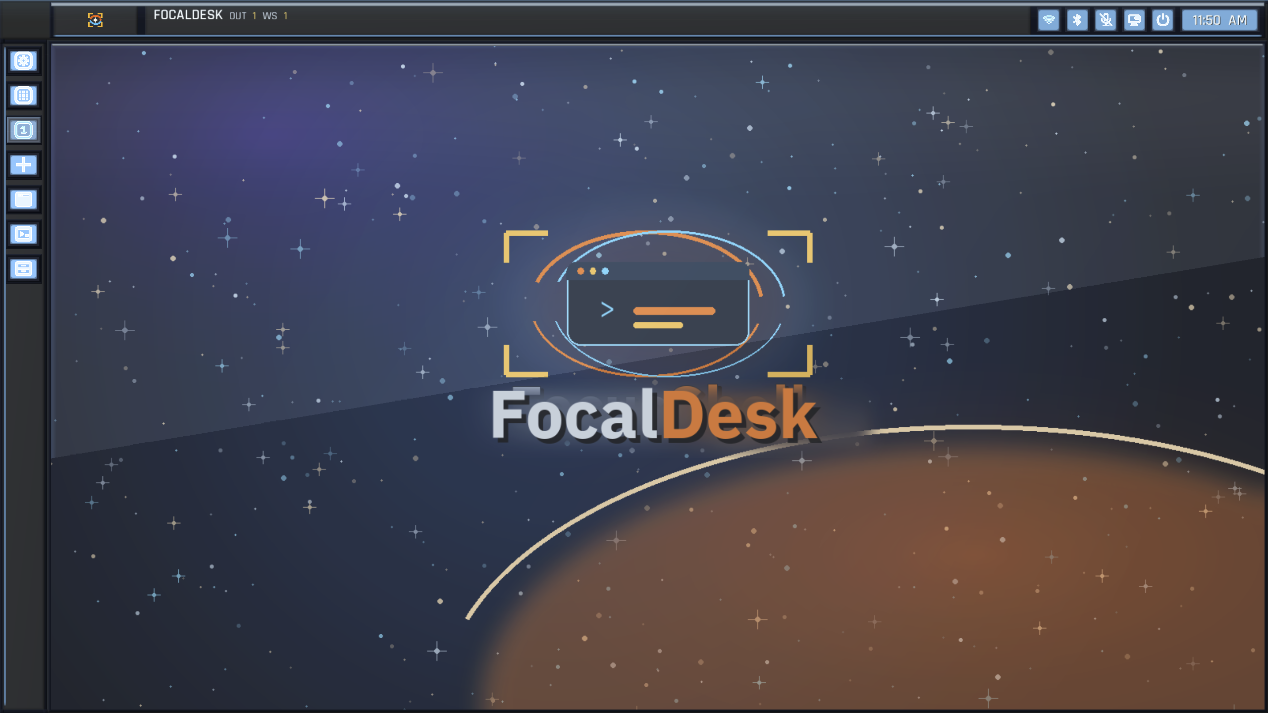 FocalDesk desktop environment screenshot